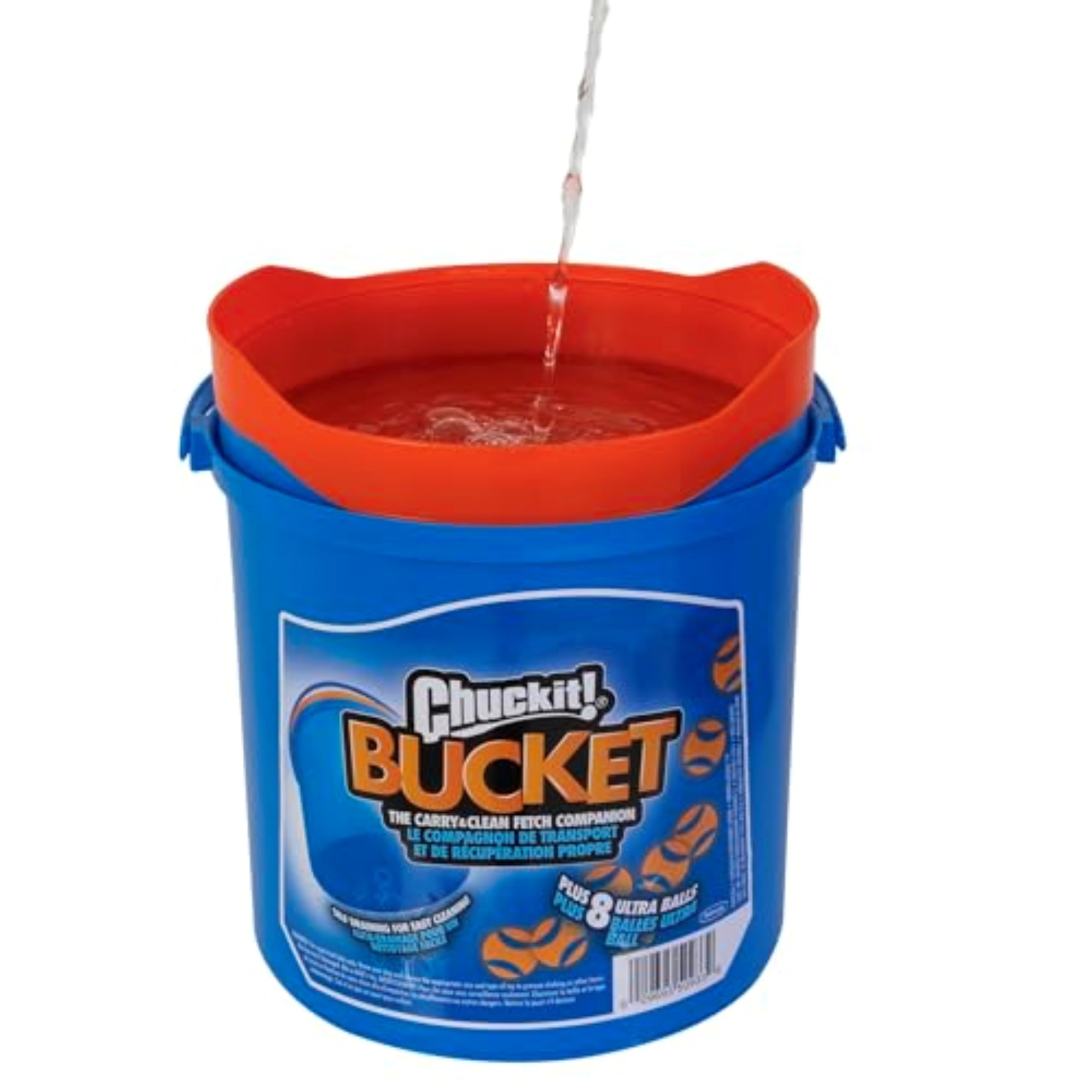 Chuckit! pelota flotando en agua, ideal para juegos en playa o lago
