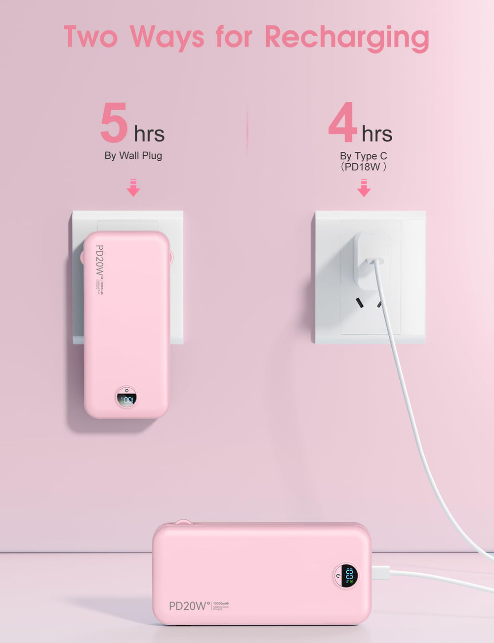 citicr caja abierta con power bank cable USB-C manual y garantía incluida