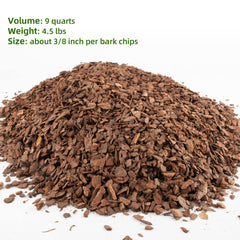 CJGQ bark used in an orchid pot demonstrating improved root aeration benefit