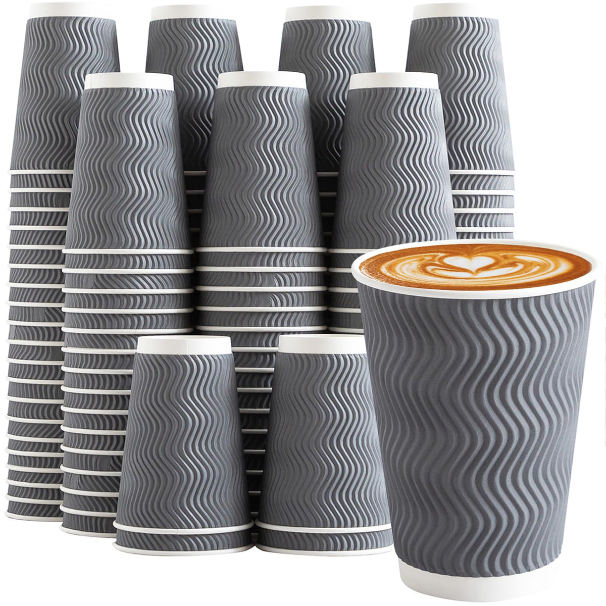 Clawsoff vaso frontal gris mostrando diseño y utilidad