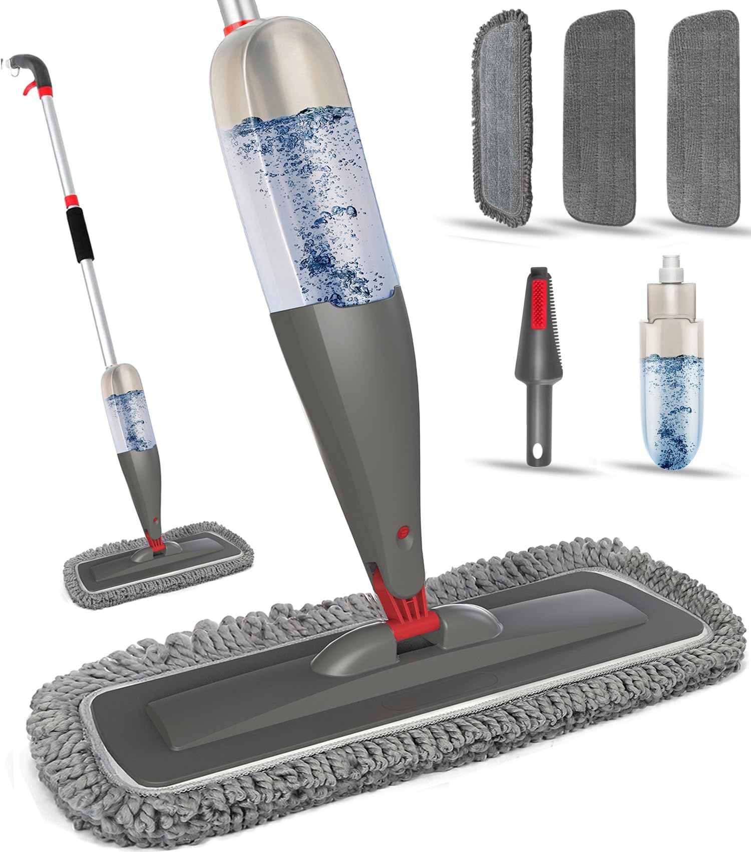 CLDREAM fregona frontal mostrando depósito 800 ml y diseño ergonómico