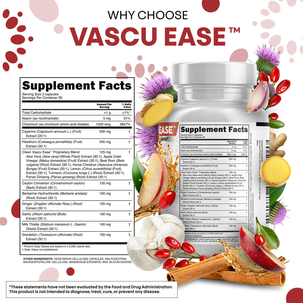 Clean Nutraceuticals botella sostenida en mano para referencia de tamaño