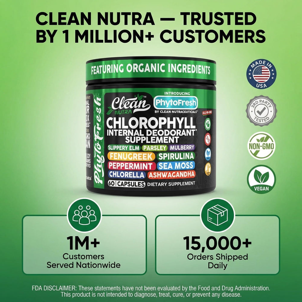 Clean Nutraceuticals cápsulas abiertas mostrando polvo vegetal concentrado