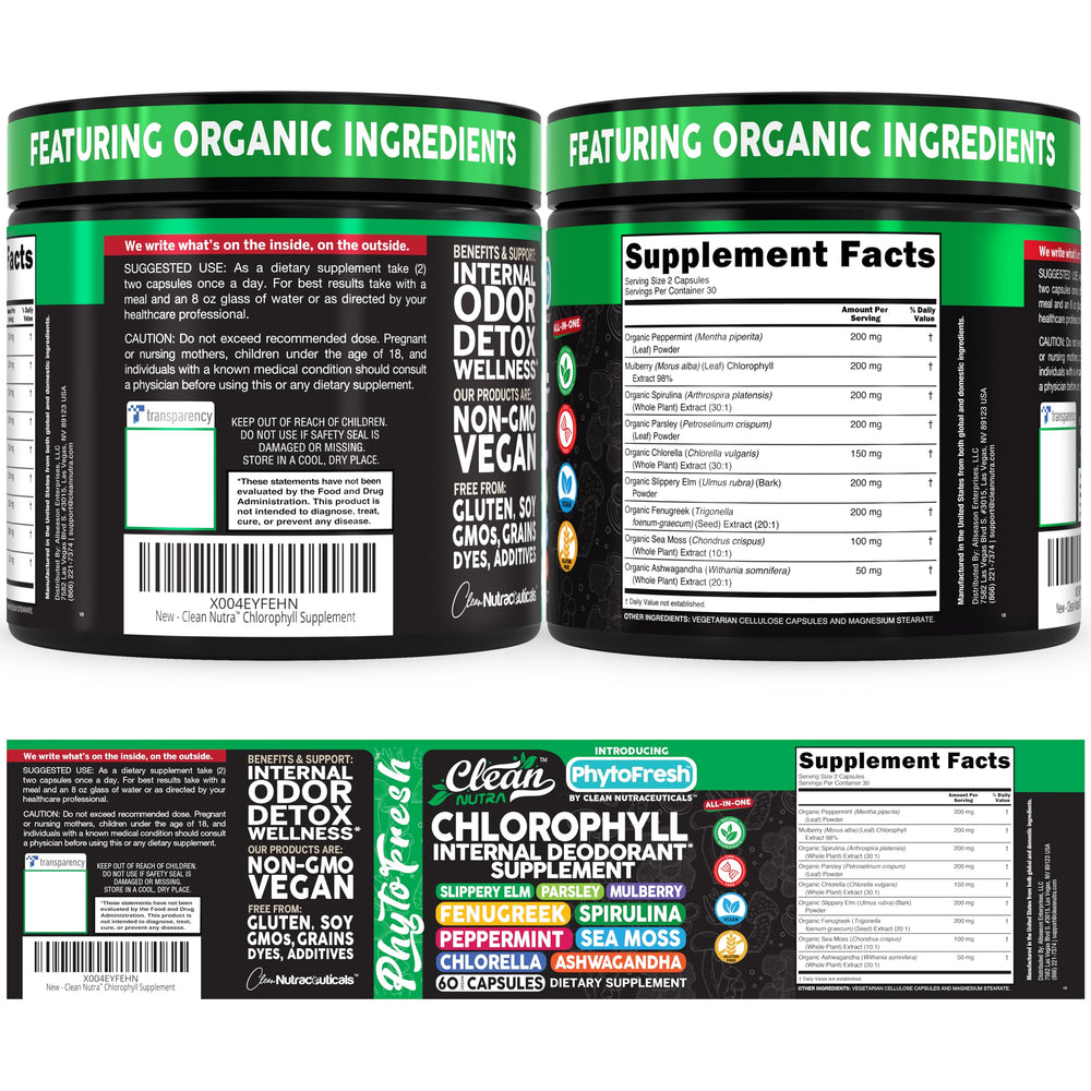 Clean Nutraceuticals botella sobre mesa en contexto de estilo de vida saludable