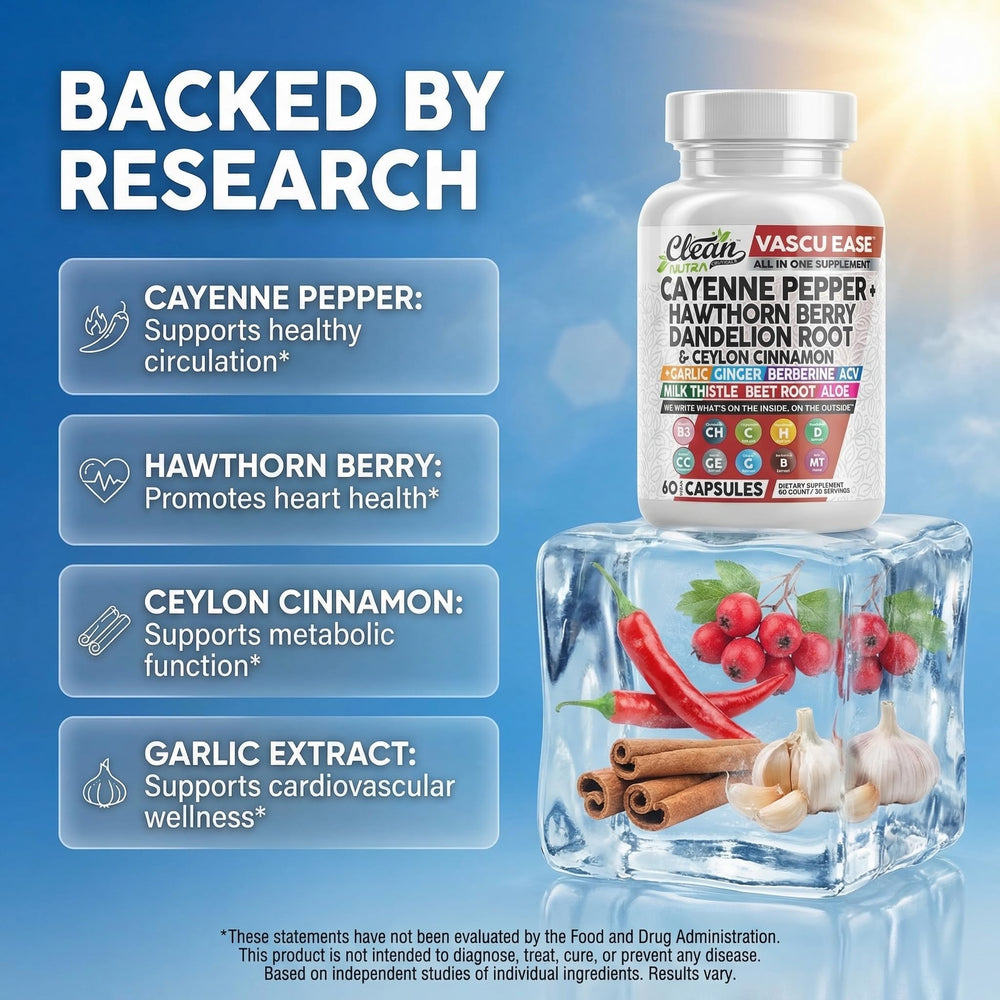 Clean Nutraceuticals etiqueta con información clara y transparente