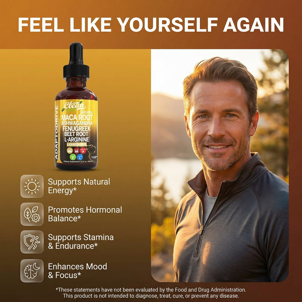 Clean Nutraceuticals gotas cayendo en cuchara mostrando control de la dosis