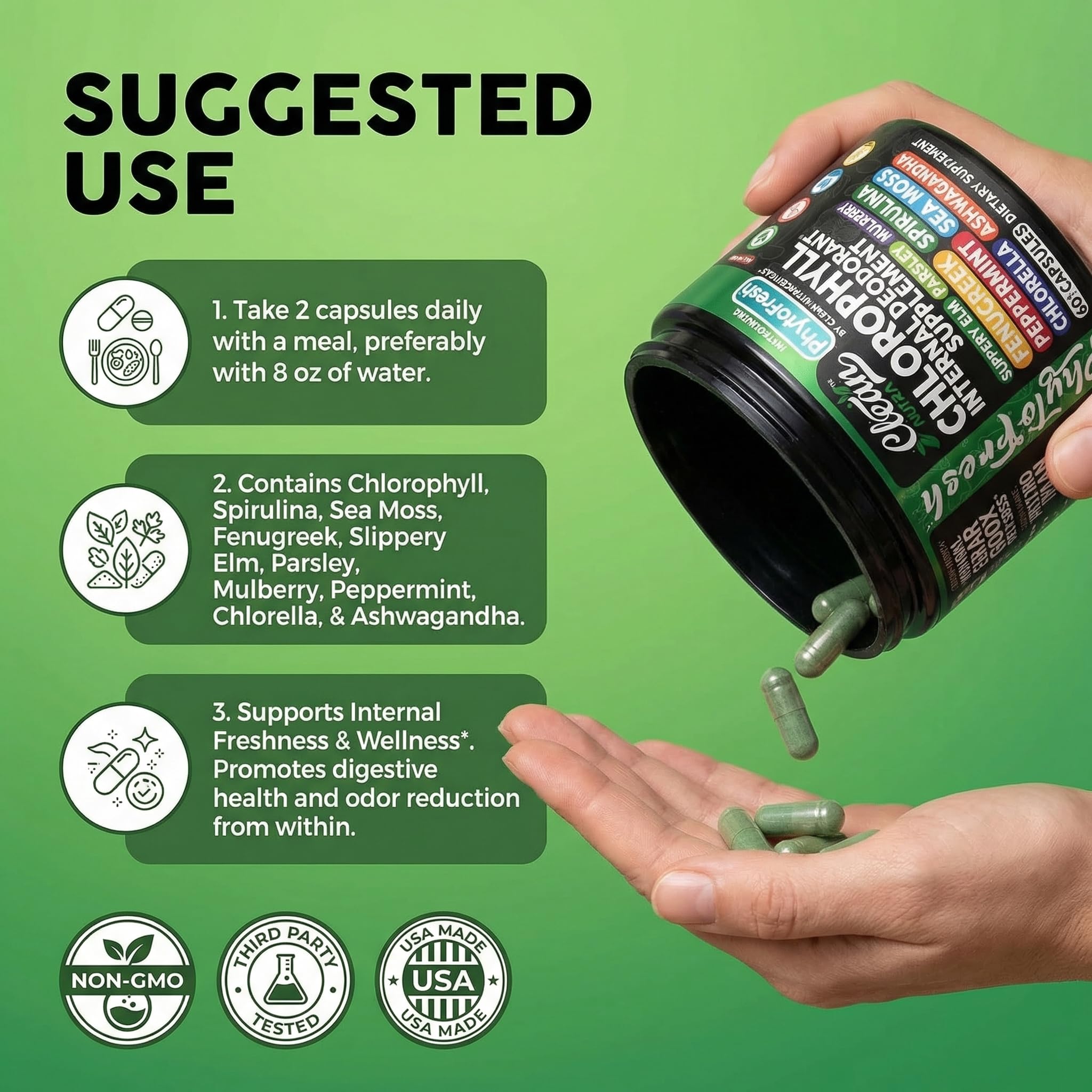 Clean Nutraceuticals cápsulas junto a una rutina matutina que apoya energía diaria