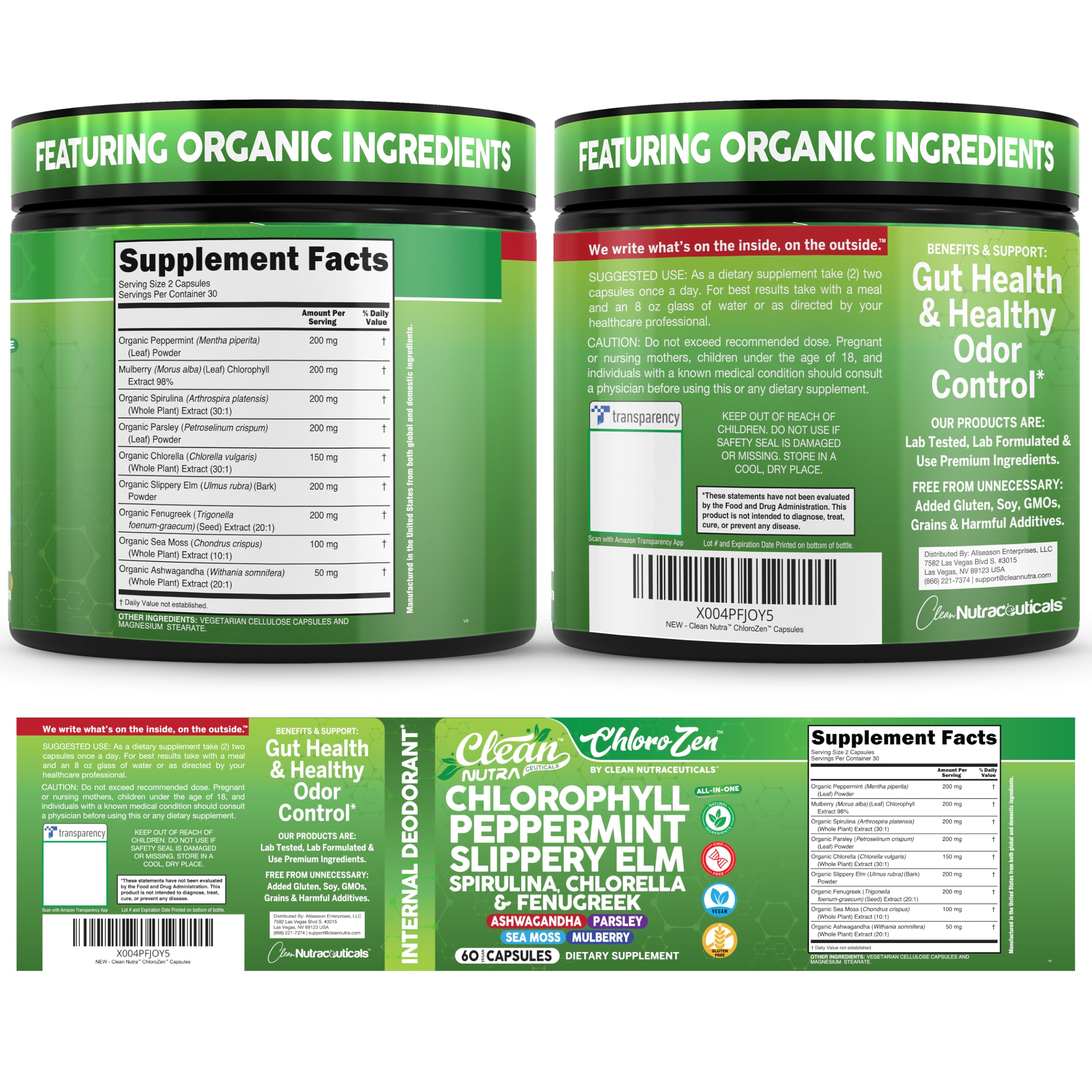 Clean Nutraceuticals estilo de vida en mesa con desayuno y suplemento