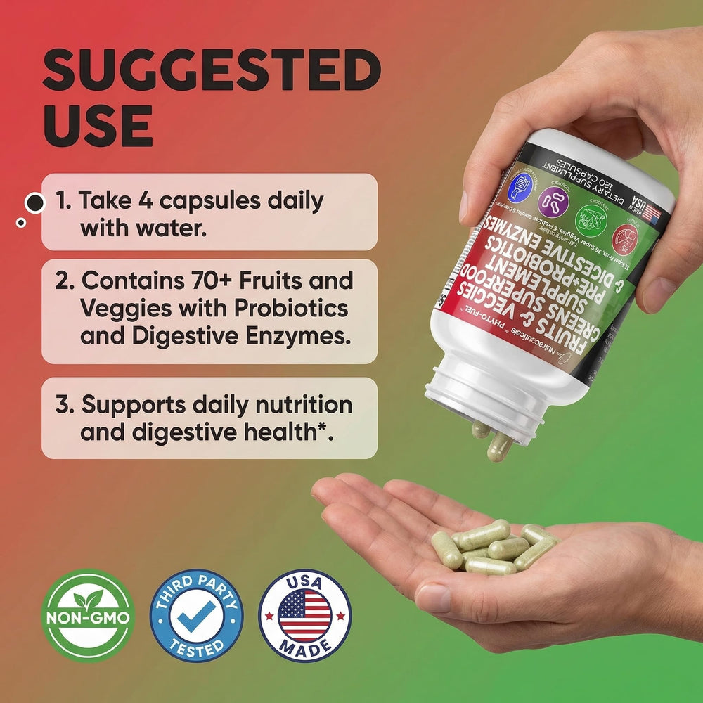 Clean Nutraceuticals caja abierta con 120 cápsulas para suministro mensual