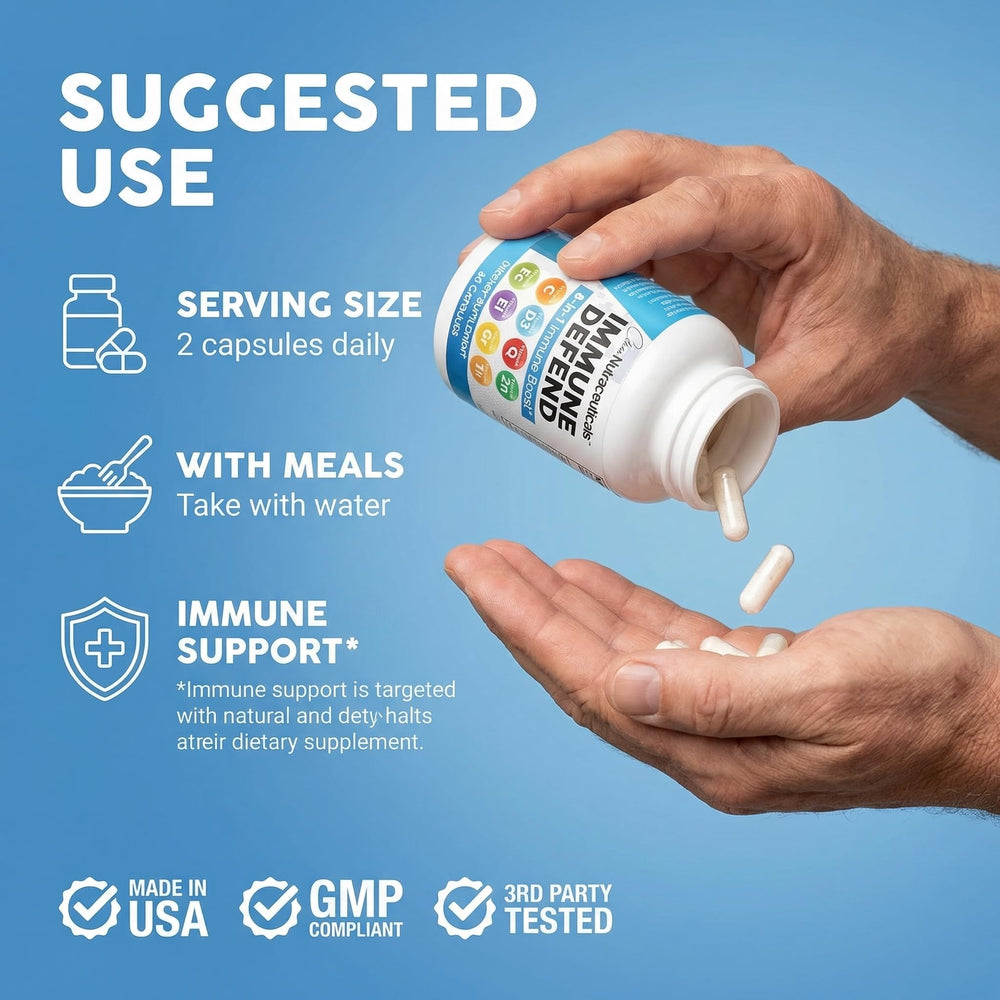 Clean Nutraceuticals cápsulas en mano mostrando tamaño y facilidad de ingestión