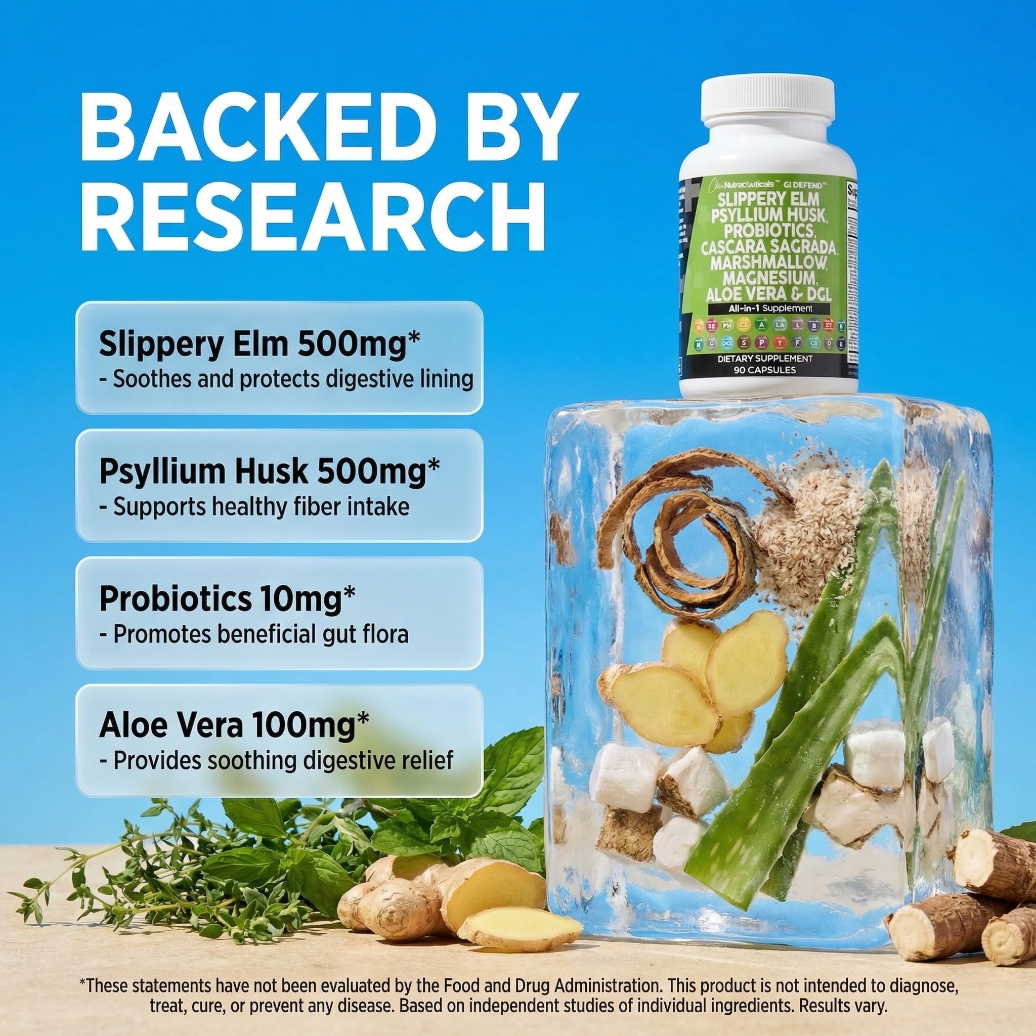 Clean Nutraceuticals cápsulas en mano para visualizar dosis y facilidad de uso