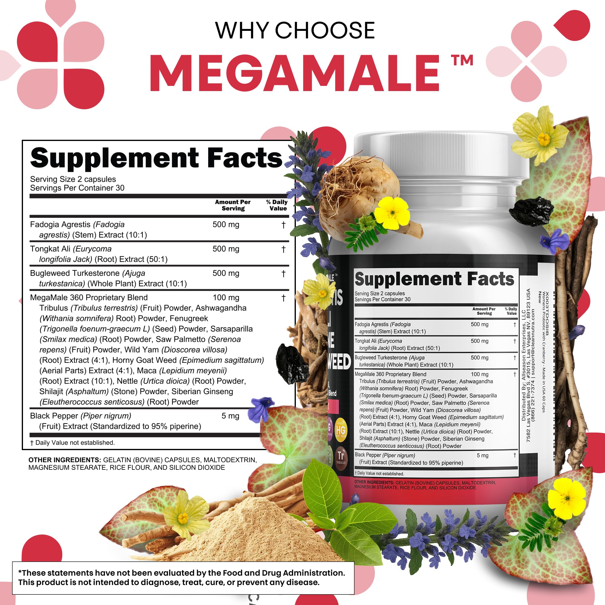 Clean Nutraceuticals cápsulas en tazón resaltando toma diaria y conveniencia