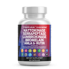 Clean Nutraceuticals frasco frontal mostrando etiqueta y beneficio de mezcla enzimática