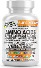 Clean Nutraceuticals envase frontal mostrando fórmula completa