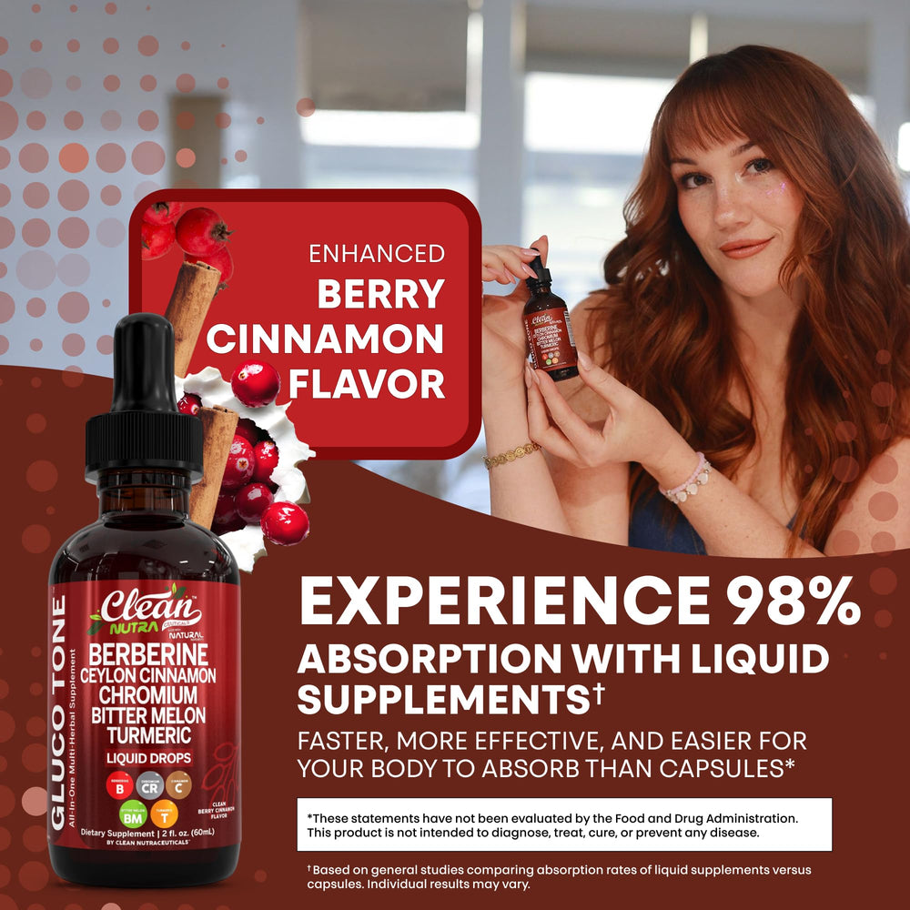 Clean Nutraceuticals gotas añadidas a alimento demostrando versatilidad de uso