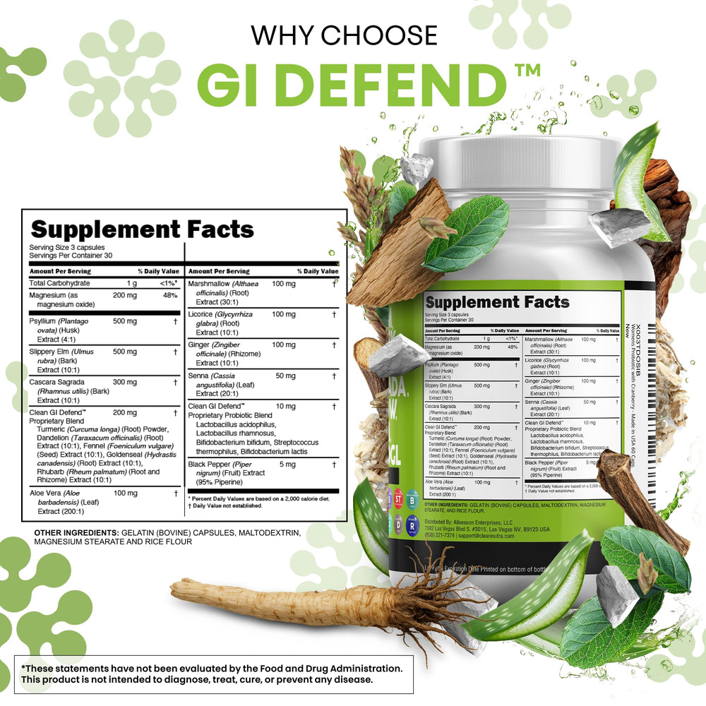 Clean Nutraceuticals ingredientes herbales dispuestos que ilustran origen natural