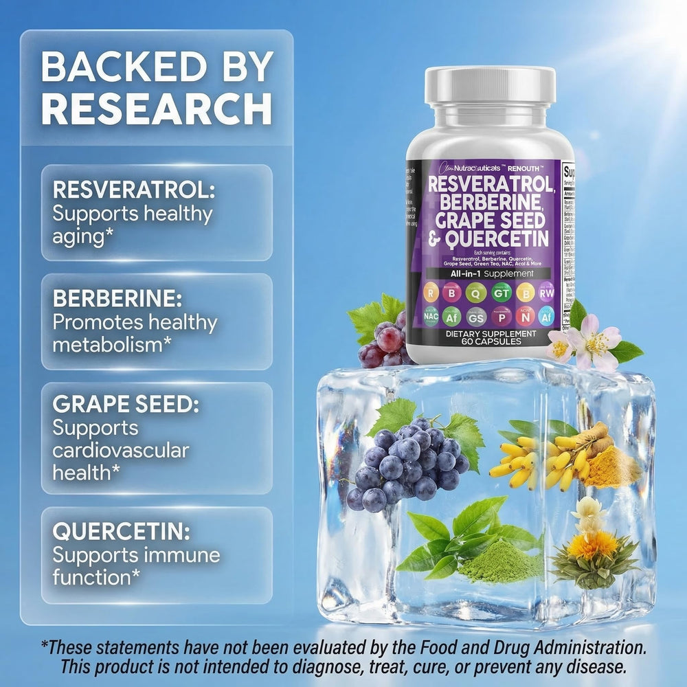 Clean Nutraceuticals ingredientes naturales (uva, acai, noni) para perfil polifenólico