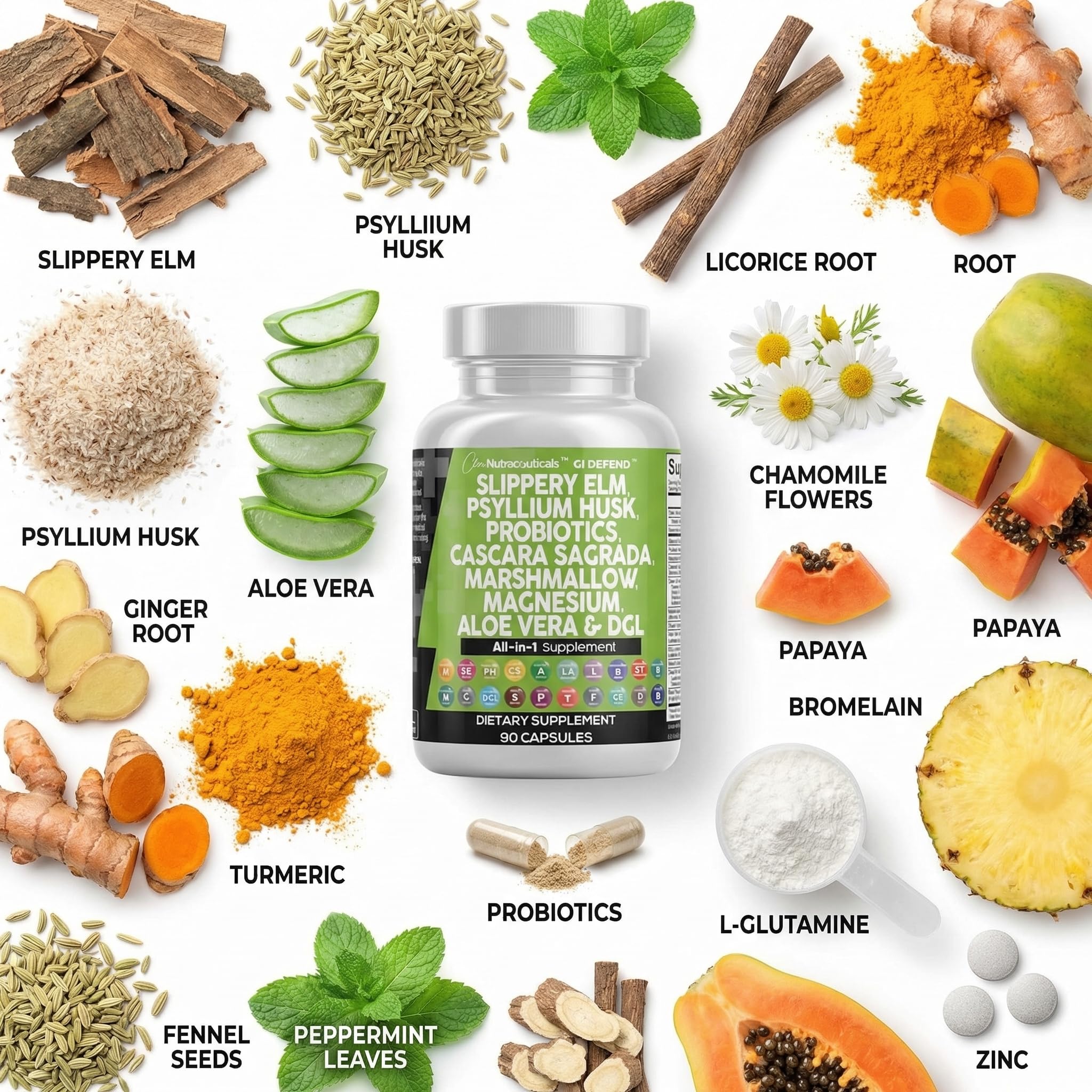 Clean Nutraceuticals textura del polvo en primer plano, muestra pureza del producto
