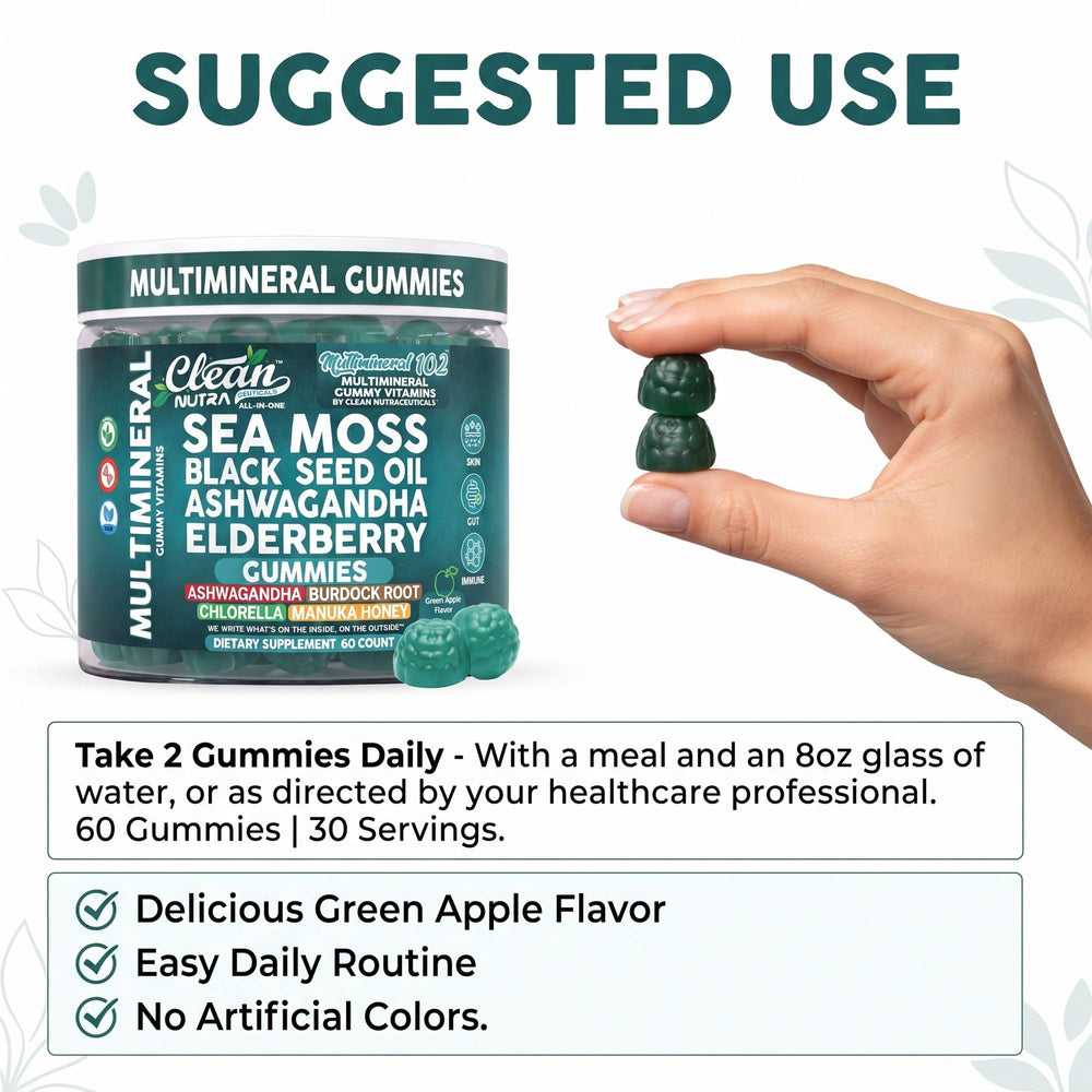 Clean Nutraceuticals etiqueta nutricional legible con información de ingredientes