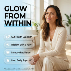 Clean Nutraceuticals primer plano de textura de polvo fino y soluble