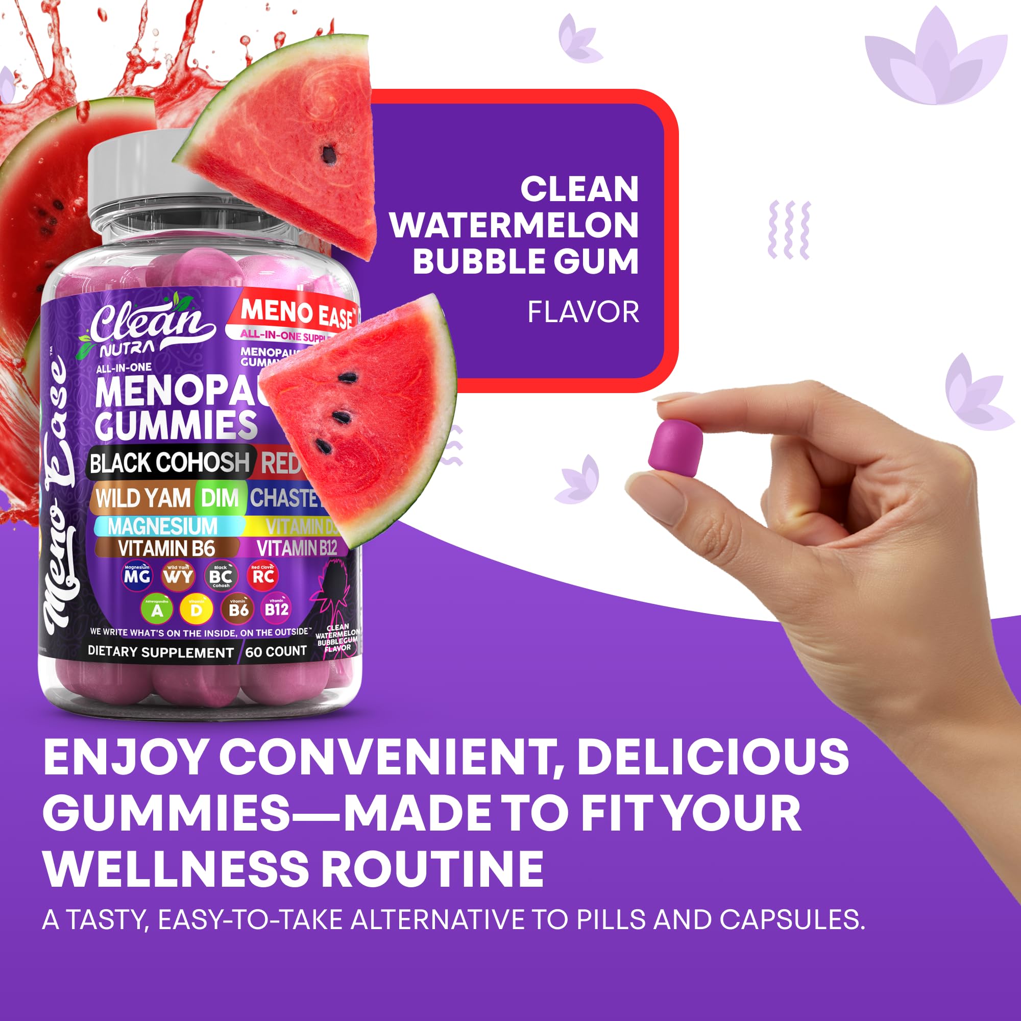 Clean Nutraceuticals mujer integrando gomitas en su rutina diaria