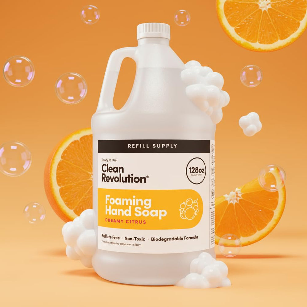 Clean Revolution textura de espuma cremosa demostrando suavidad