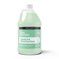 Clean Revolution envase frontal 128 oz mostrando tamaño y ahorro