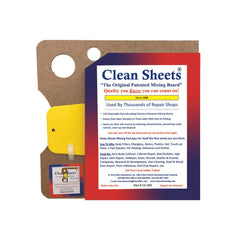 Clean Sheets tablero frontal con paquete de 100 hojas y uso limpio