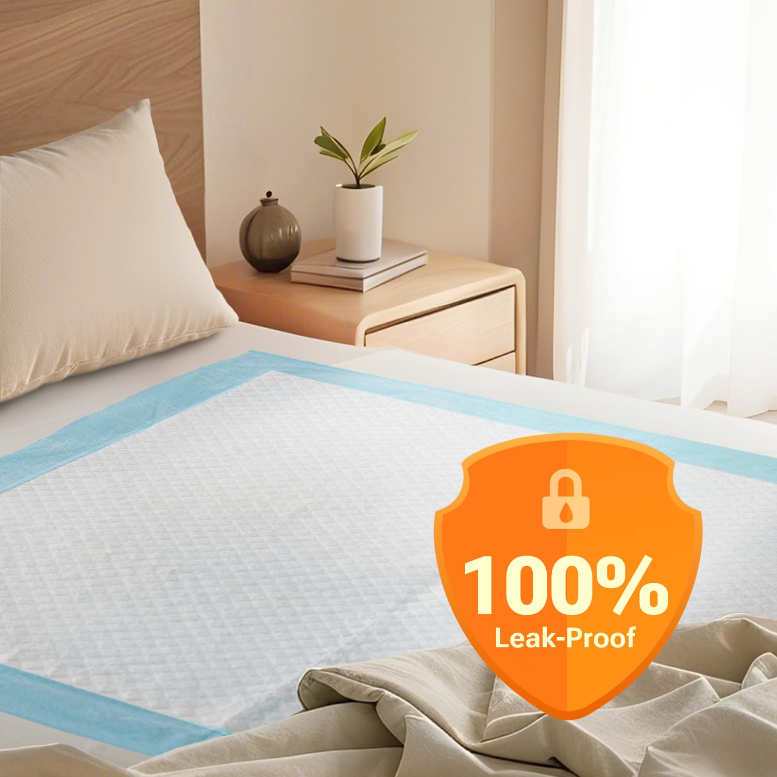 CLEAN SPACES primer plano del núcleo absorbente que retiene líquidos