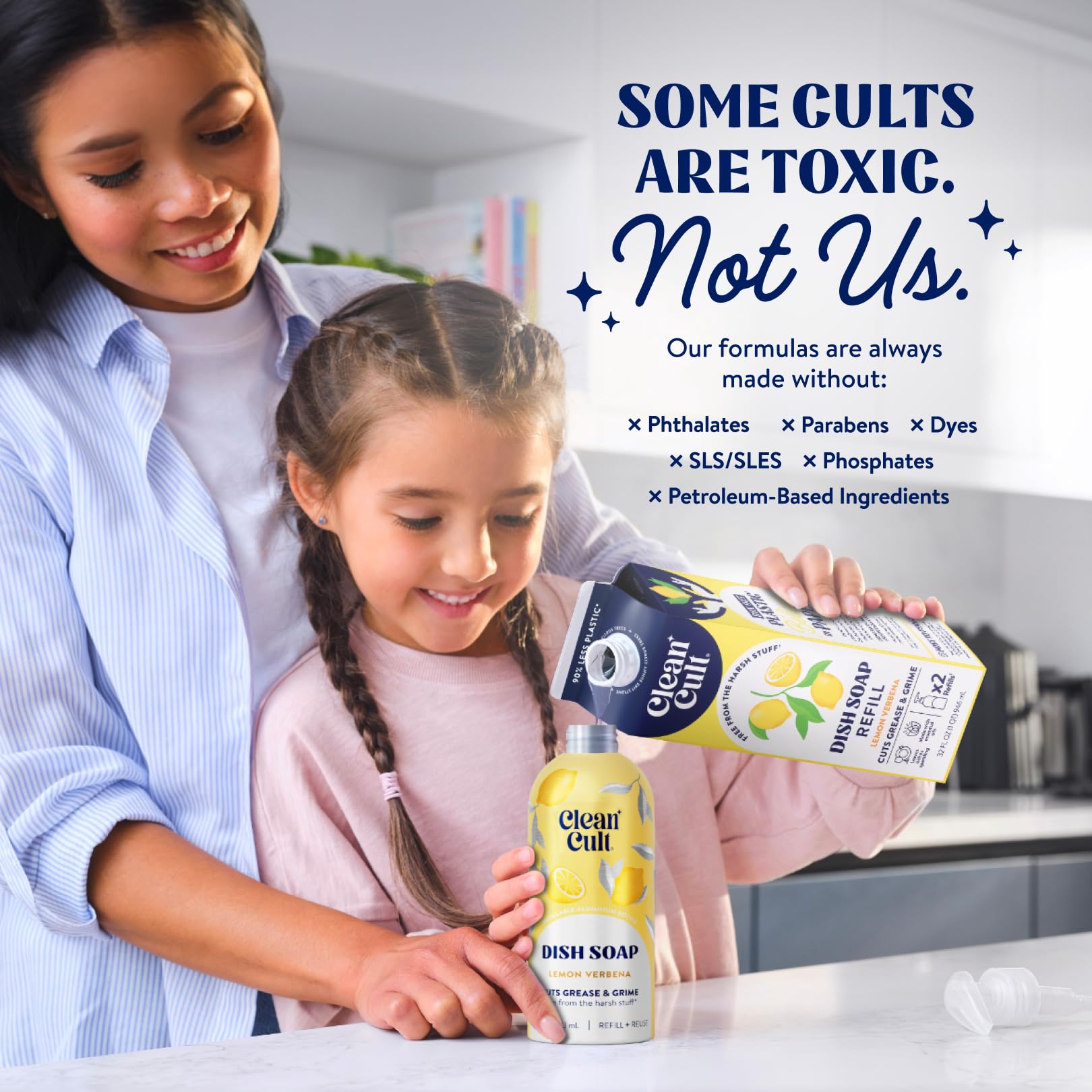 Cleancult clean dishes after wash plate and glass sparkling for streak-free results