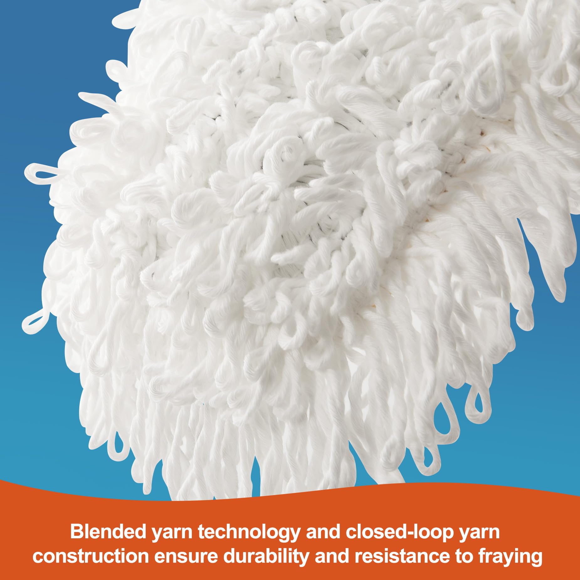 CLEANHOME cabeza flexible 360 grados alcanzando zonas bajas y esquinas