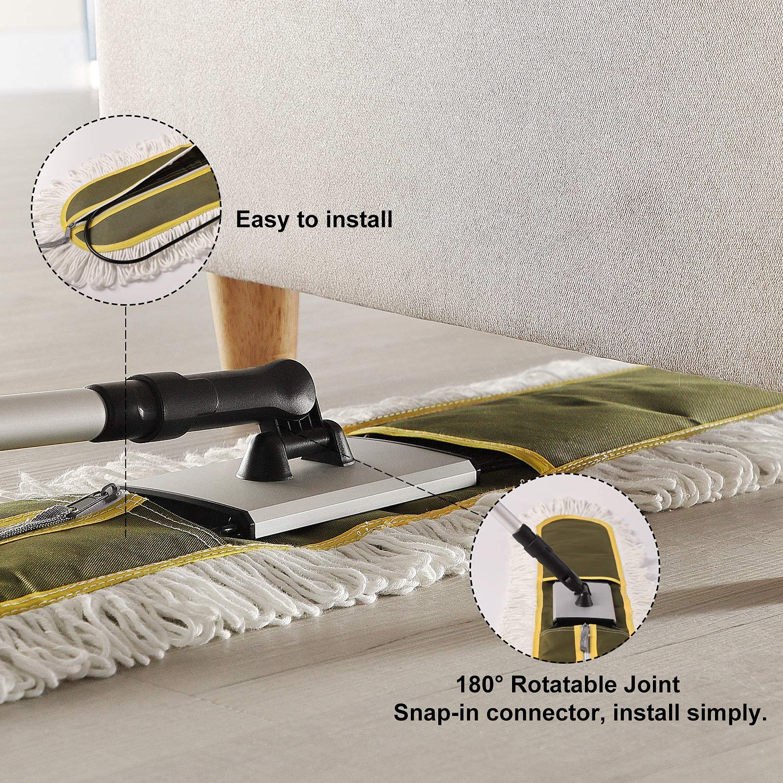 CLEANHOME comparación de tamaño para visualizar cobertura y ahorro de tiempo