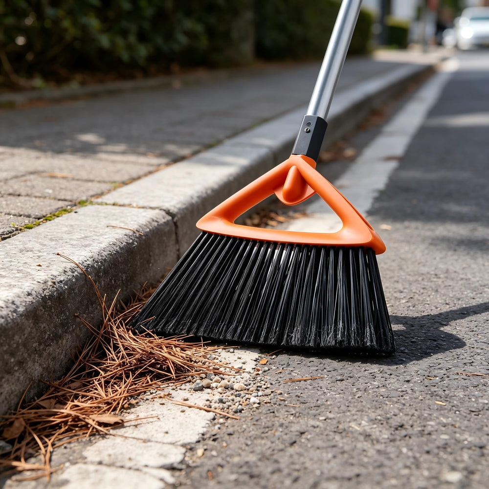 cleanhome escoba detalle de cerdas con puntas divididas mayor captura