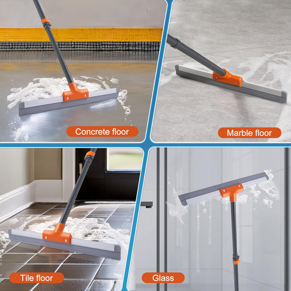 CLEANHOME mango extensible desplegado, comodidad ergonómica para limpiar superficies grandes