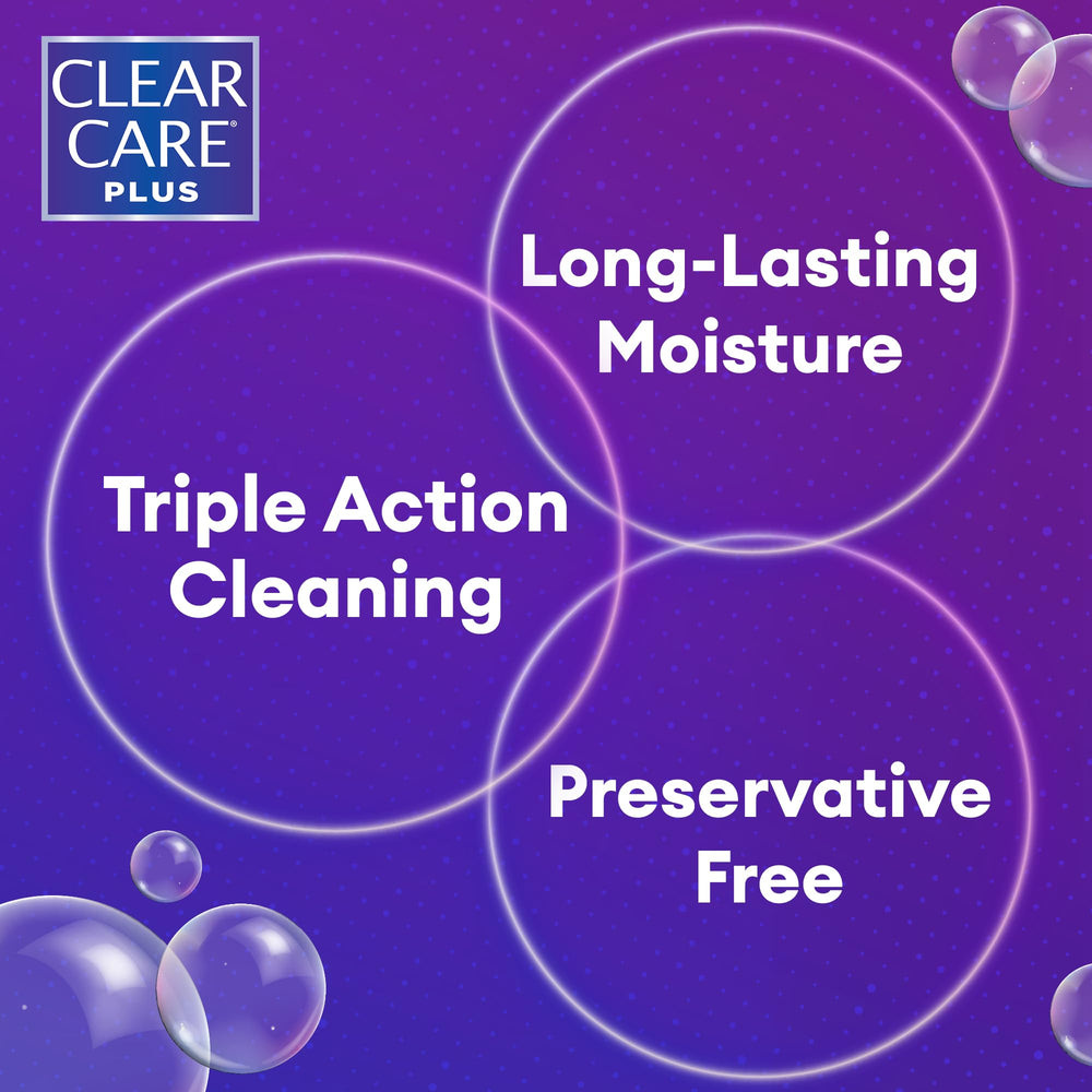 Clear Care estuche especial incluido que neutraliza peróxido y facilita remojo seguro