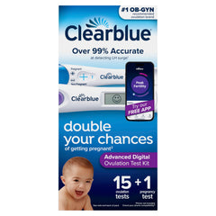 Close-up de tira Clearblue con textura reactiva para lecturas fiables