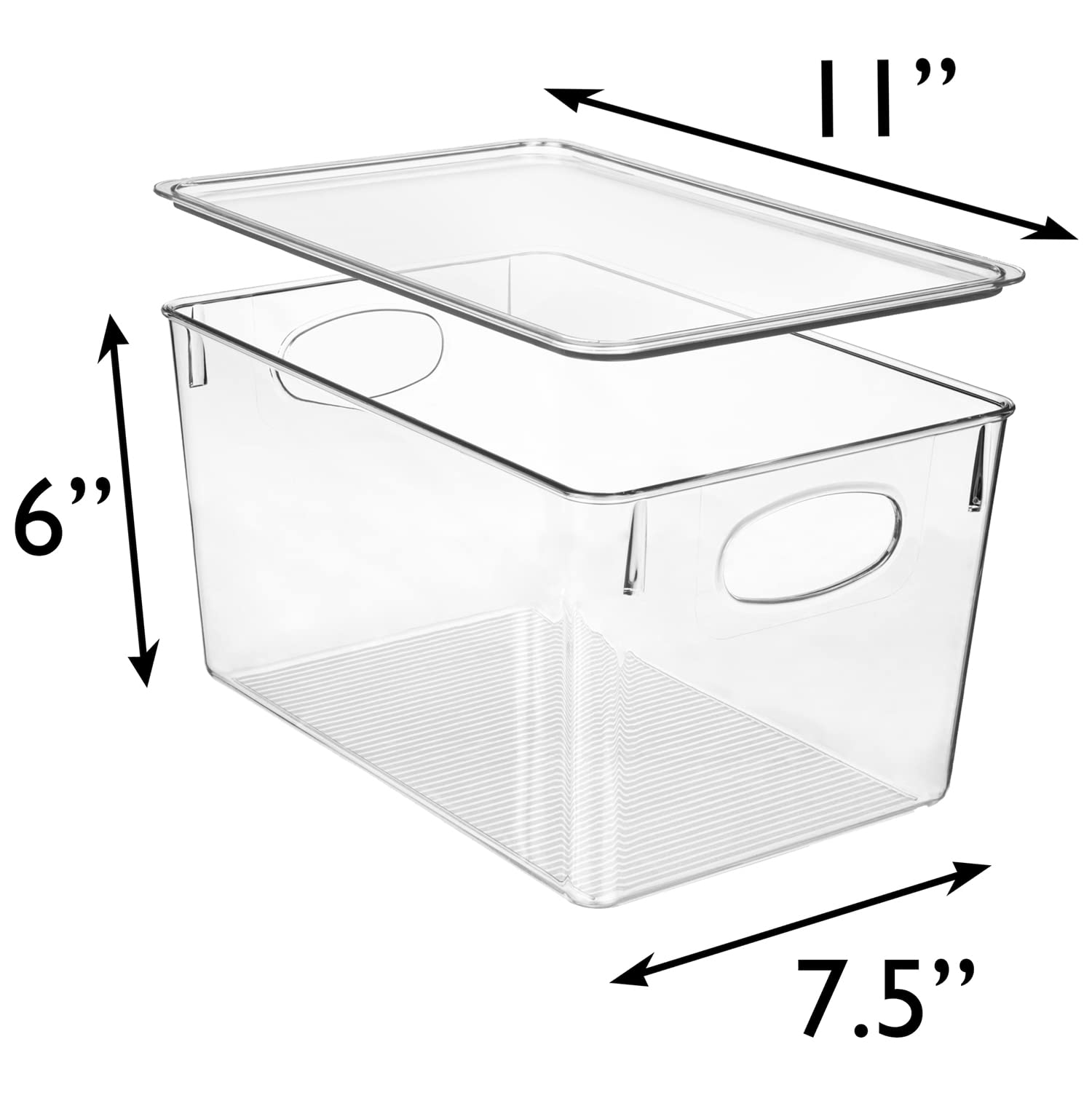 ClearSpace caja junto a mano para mostrar tamaño y manejo cómodo