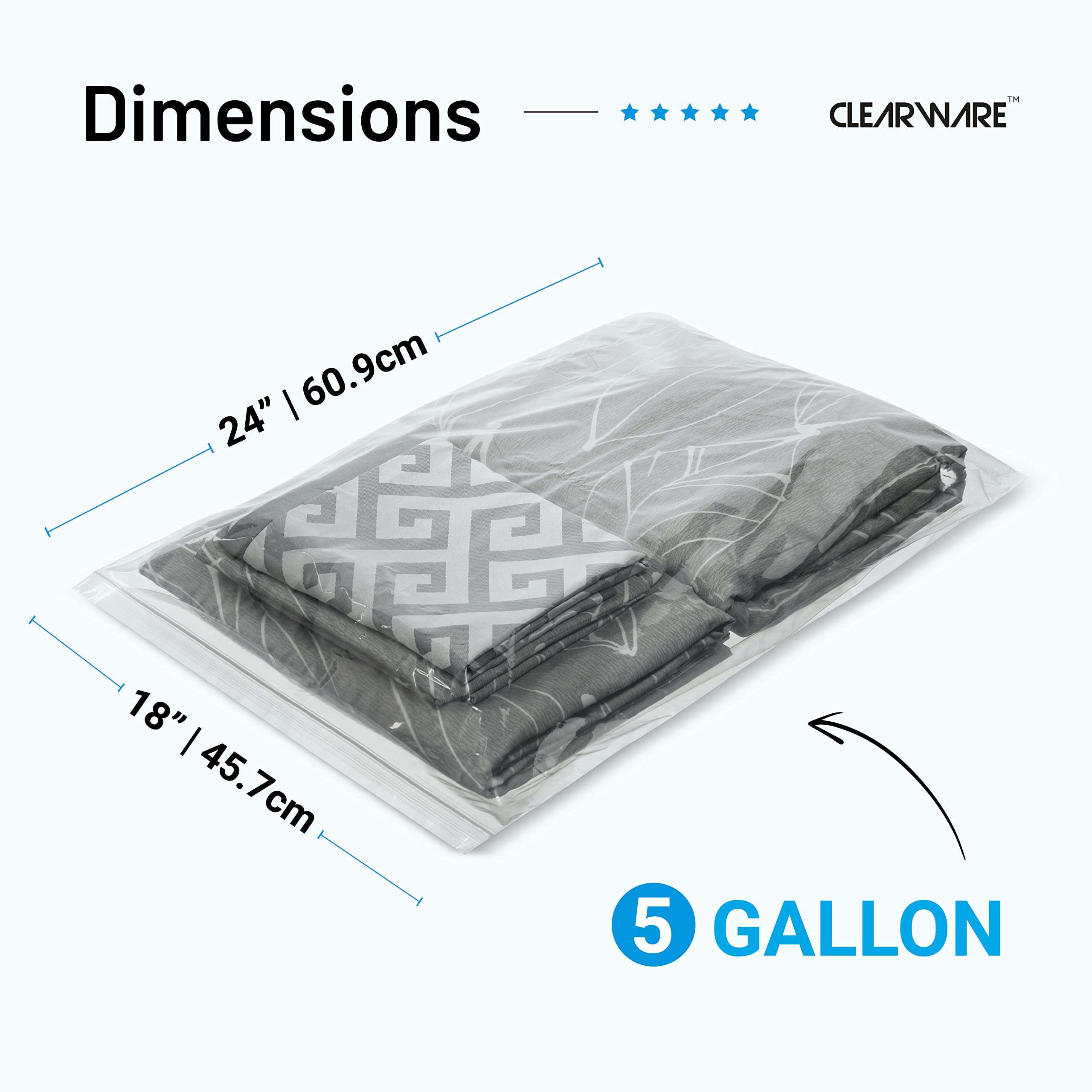 CLEARWARE textura y grosor 2 mm demostrando durabilidad