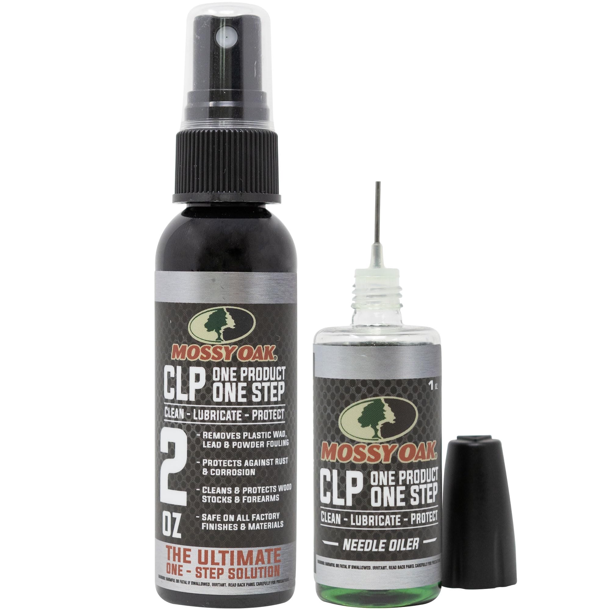 CLENZOIL botella frontal mostrando kit y beneficios de mantenimiento