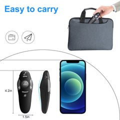 CLIKBUTM dongle USB guardado en la ranura interna para transporte seguro