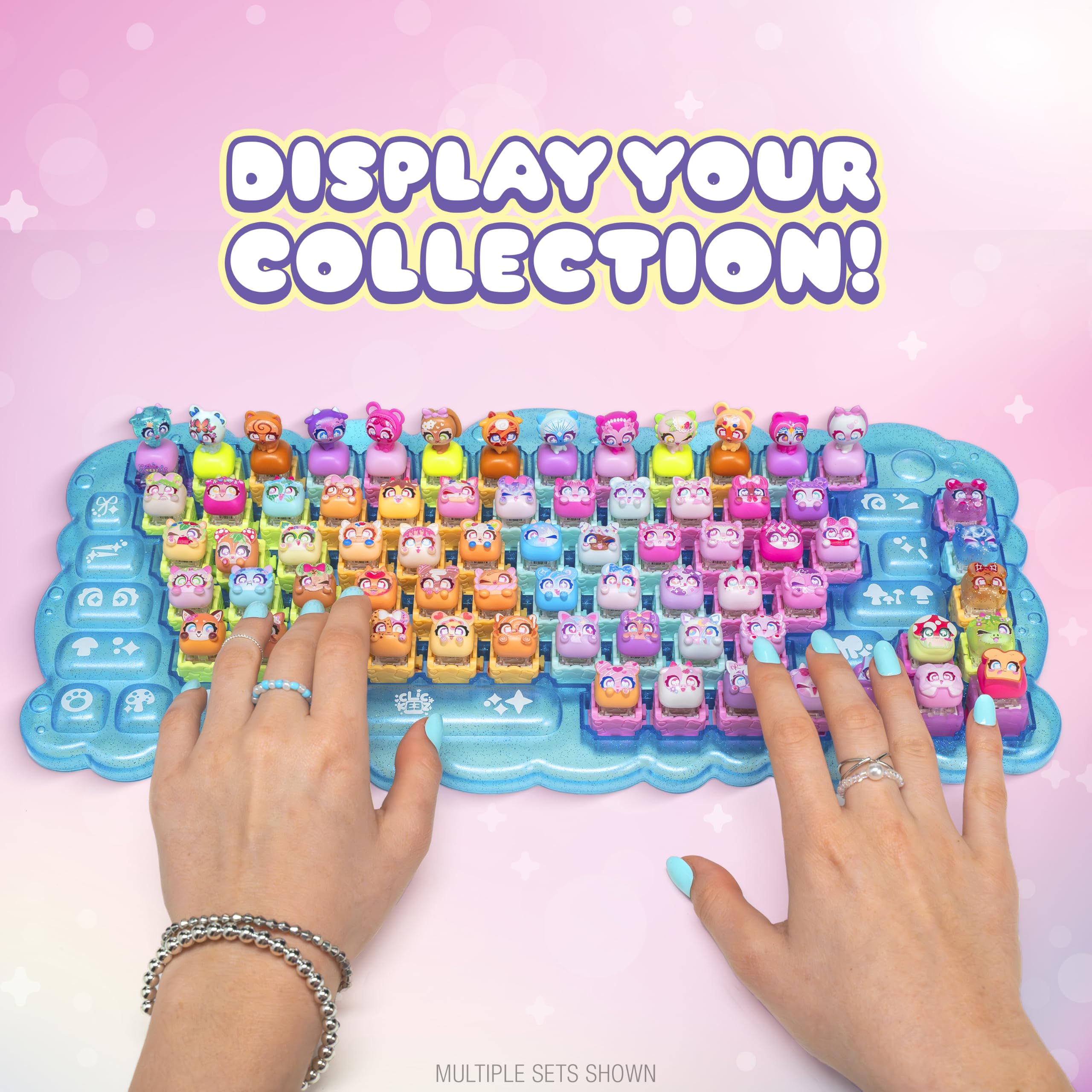 Clickeez textura Bubble Pop demostrando sensación táctil divertida