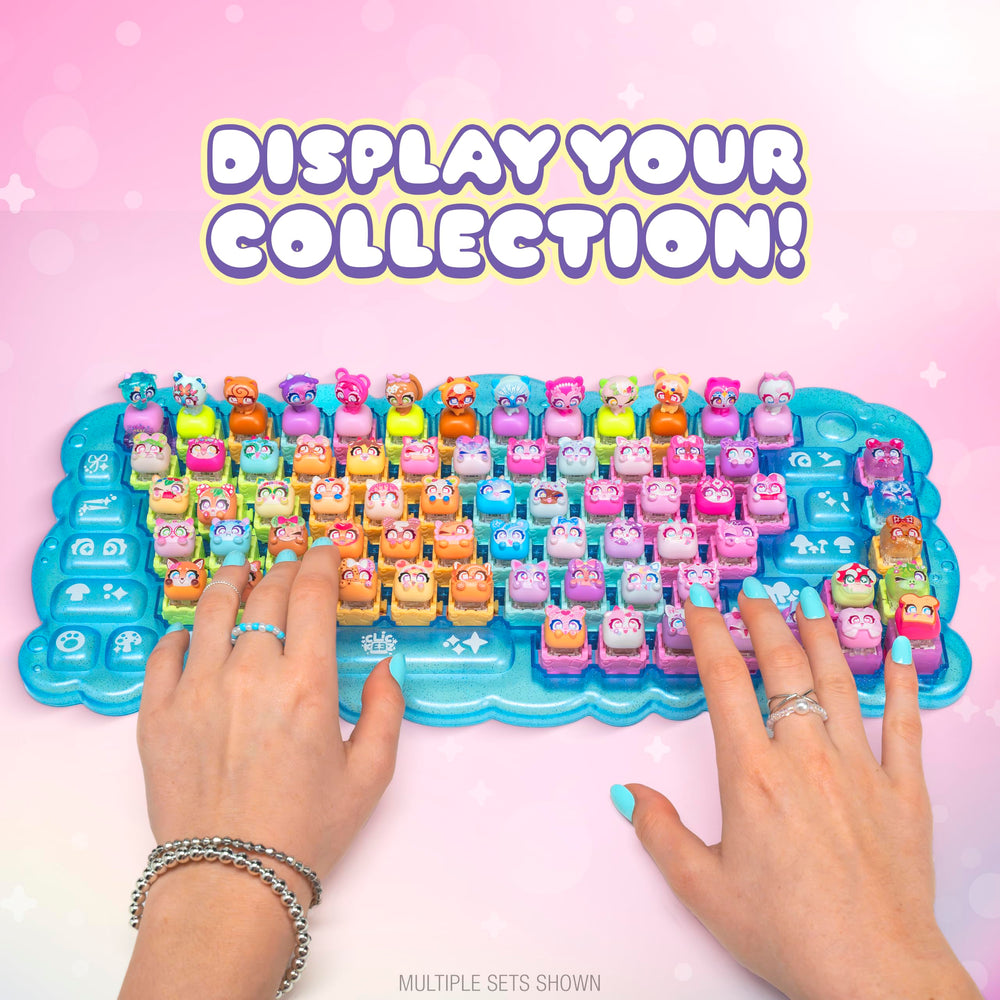 Clickeez textura Bubble Pop demostrando sensación táctil divertida