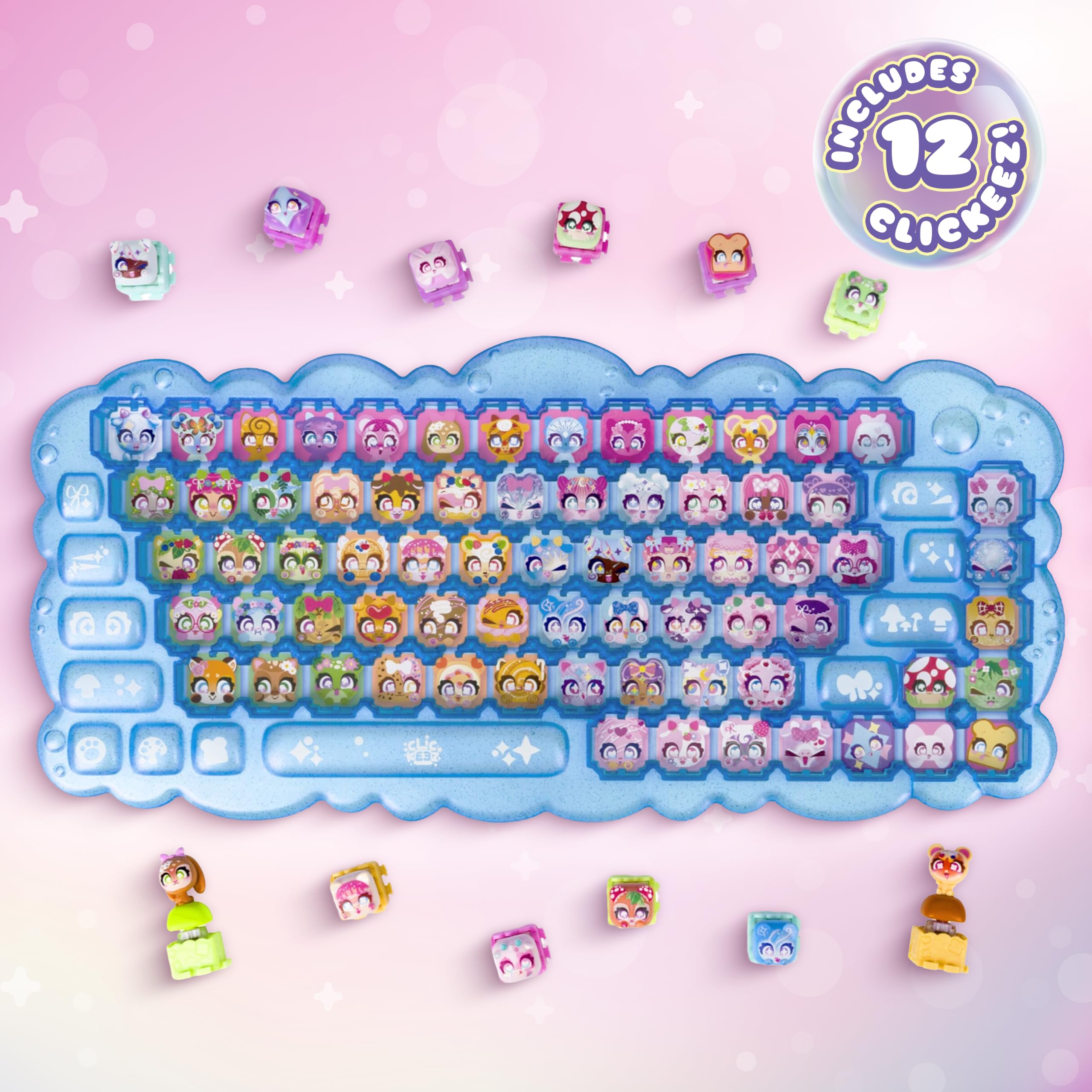 Clickeez detalle tecla redondeada con nuevo POP para mejor tacto
