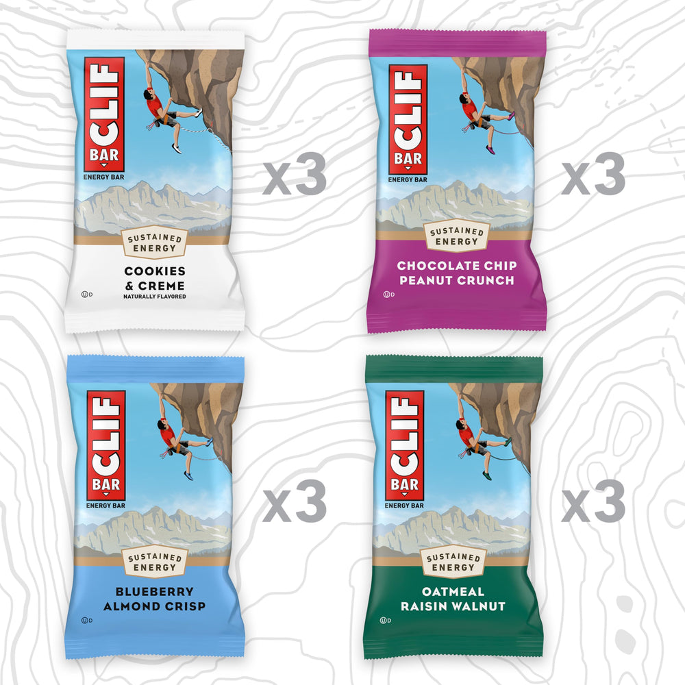 CLIF Bar Cookies & Crème detalle de textura cremosa y aporte saciante