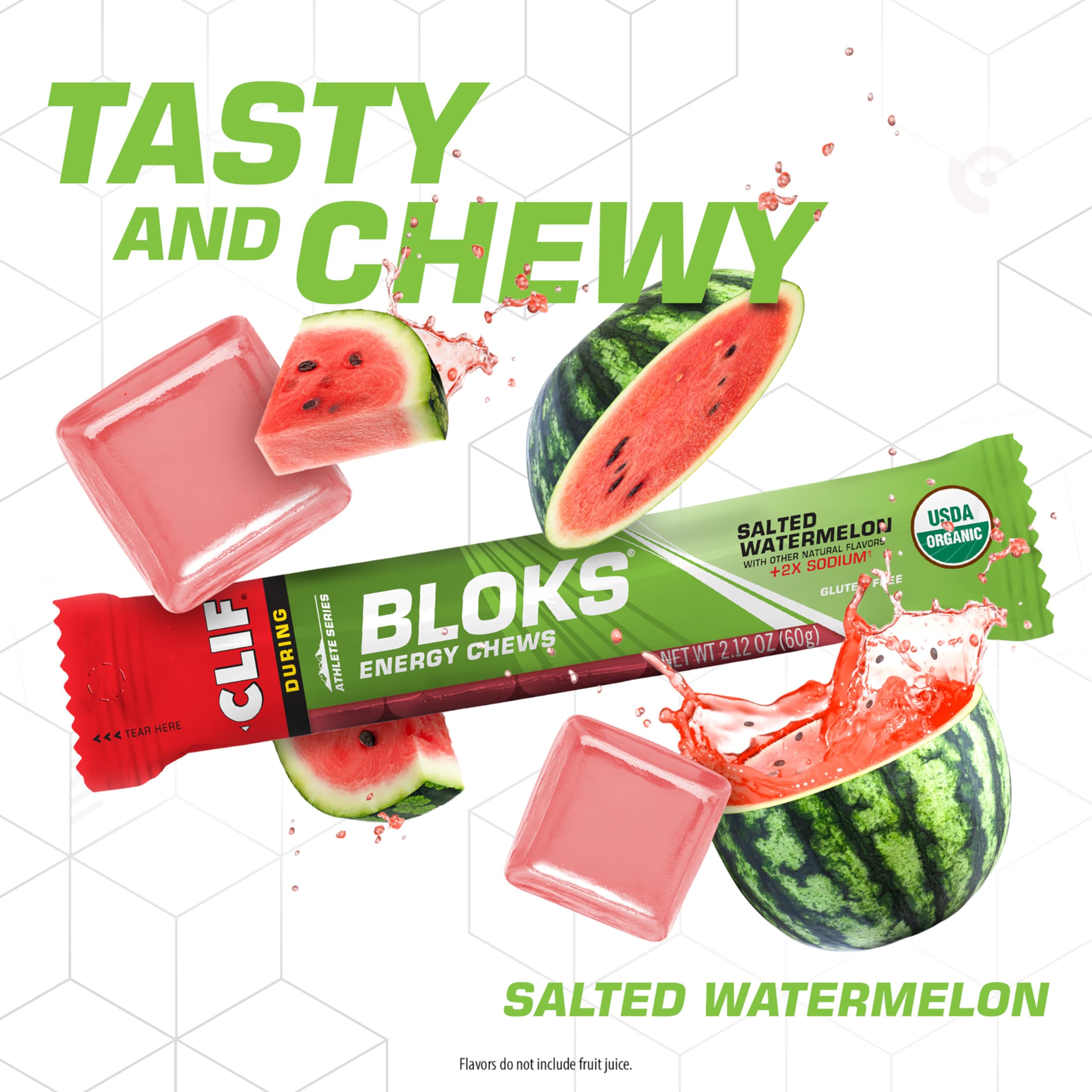 CLIF Bar cubo en mano para comparar tamaño y porciones prácticas
