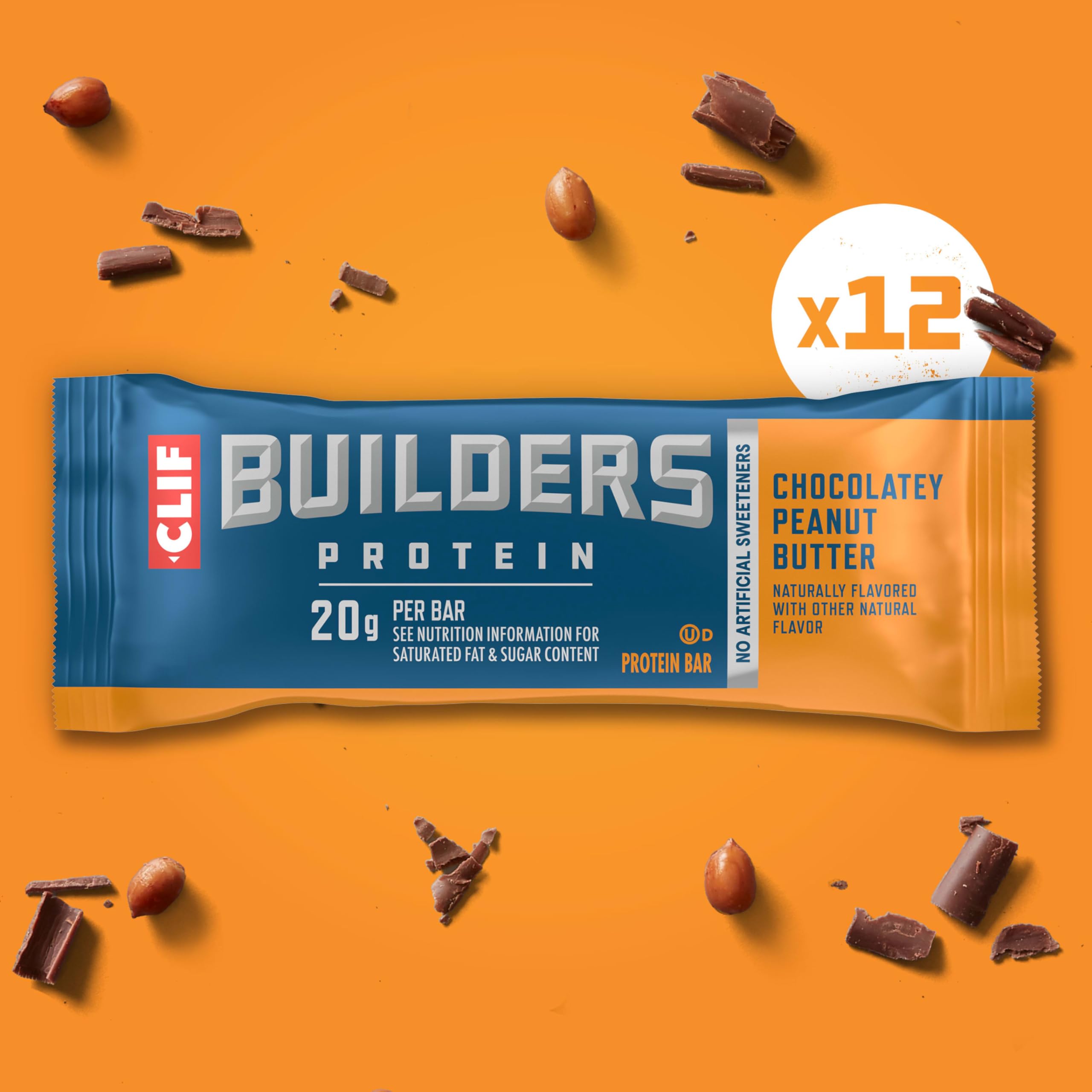 CLIF BUILDERS barrita en mano tras entrenamiento, transporte y recuperación inmediatos
