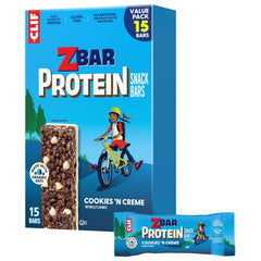 Clif Kid ZBar paquete frontal mostrando variedad y conveniencia