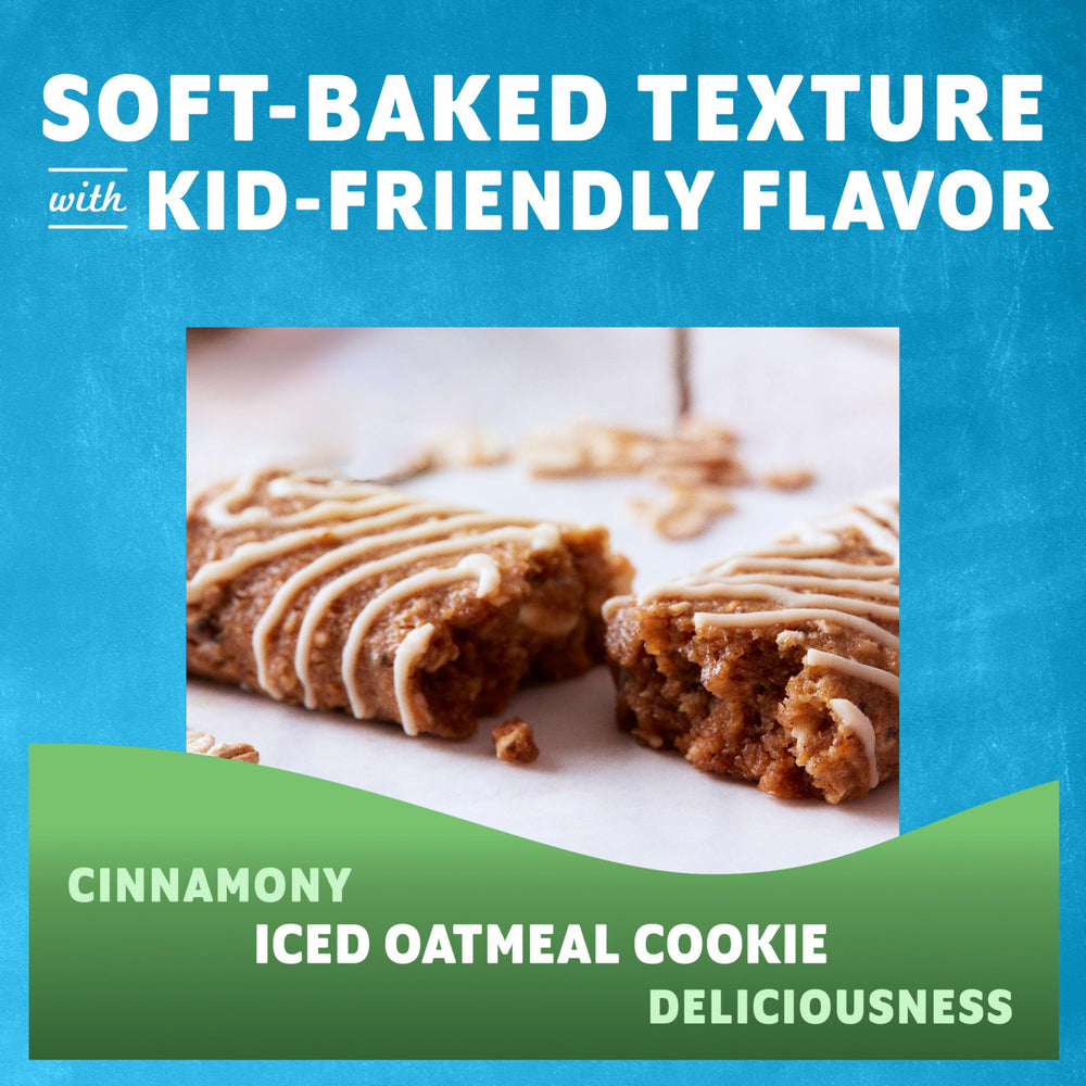 Clif Kid ZBar detalle del glaseado que aporta sabor tipo galleta