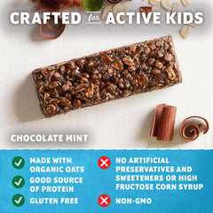 Clif Kid ZBar avena orgánica e ingredientes, evidencia de calidad