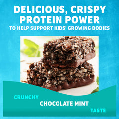 Clif Kid ZBar primer plano textura crujiente, muestra el dulce crujir